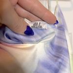 NWT DEX Mint Blue Pink Watercolor Tie Dye Midi Slip Dress Purple Photo 4