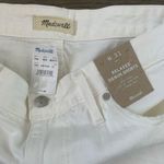Madewell Relaxed Denim Shorts - Size 31 - Tile White - NWT Photo 6