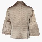Dana Buchman Diva‎ by  Gold and Peach Jacquard Jacket Sz S Photo 4