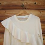 Apiece Apart NWOT Sterre Ruffle Crewneck Sweater Photo 4