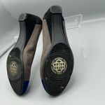 Dana Buchman Women Wedge Pump Shoes Size 10M 3-Tone Blue Gray Black Faux Suede Photo 1