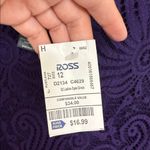 Enfocus Studio , New Asymmetrical Purple Lace Dress, size 12 Photo 6