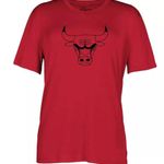 Nba  Chicago Bulls Women's Short Sleeve Crew Neck T-Shirt Red XL Photo 1
