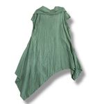Bryn Walker  Linen Asymmetrical Tunic Top XL Sage Green Made in USA Photo 3