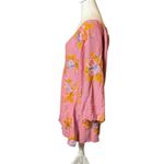 Free People NWT Francesca Floral Puff Long Sleeves Mini Dress Rose Pink Size Med Photo 7