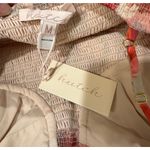 Hutch  Smocked Tulle Gown Dress Taupe Red Size Medium NWT Wedding Romantic Fairy Photo 8