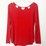 Fabletics  Carla Cut Out Off Shoulder Red-Orange Top Medium Photo 7