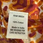 Anthropologie love the label Floral Tie-Back Blouse
size Small Photo 3