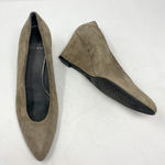 Stuart Weitzman Wedge Womens Classic Pump Heels Shoes Gray Pointed Toe 7.5 N Photo 0