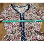 Hem & Thread  maroon dress Sz L Photo 4