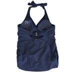 Athleta  Tara Halter Top Tankini Swimsuit Navy Blue Women's‎ 32B/C 964871 Photo 1