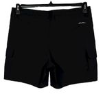 Eddie Bauer  SZ 14 Summer Trail Shorts Stretch Zip-Fly Pockets Hi-Rise FreeShade Photo 2