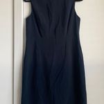 Tahari Elie Arthur S Levine Women Sleeveless Sheath Career Dress Navy Size 8 Photo 1