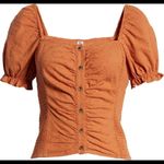 BP ✨ Swiss Dot Ruched Puff Sleeve Top
.✨ Photo 5