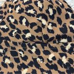 Aerie Leopard Longline Triangle Bikini Top Women’s size Medium Swim Tan Neutral Photo 4