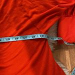 Free People FP Beach  Red Orange Long Sleeve Tie Cuff Peasant Top EUC Sz XS Photo 9