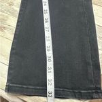 Risen Jeans Mid Rise Slim Straight Black Women's Size 1 25 Waist Stretch Photo 5