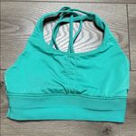 Lululemon  Energy Ribbed Longline Bra Medium Support B/D Cup Green Size 6 Photo 4