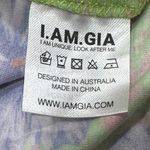 I am gia I. AM. GIA. Svana Hibiscus Print Cut‎ Out Halter Mini Dress Bodycon Small NWT Photo 8