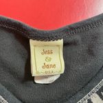 Jess & Jane Womens 1X Cotton Top Horse Print Artsy Equestrian Western Boho comfy Black Photo 3