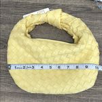 Urban Expression Urban Expressions | Buttery Yellow Faux Leather Woven Hobo Bag 💛 Photo 6