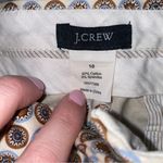J.Crew Cream Mahali Dot Jubilee Print Patterned Shorts Tan Beige Size 10 Photo 1