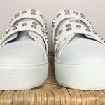 Rebecca Minkoff Natasha Chalk White Studded Platform Sneaker Slip On Size 9 Photo 4