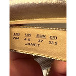 LifeStride Janet Dress Sandals Womens Size 7 Bronze Textured Extra Cushioned NIB Photo 5