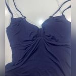 Loft Beach Tankini Set Swim Bottom Top XS Blue Navy NEW WITH TAGS Photo 10
