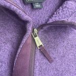 Lands' End  Purple Fleece Jacket Photo 3