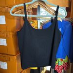 St. John BASICS KNIT WOMENS TOP CAMI BLACK SANTANA KNIT SIZE MEDIUM Photo 6