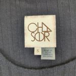 Chaser NWT Cutout Mock Neck Top True Black Ribbed Sweater Women's Size Small Photo 5