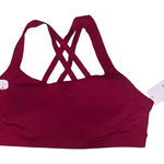Xersion NWT  Cherry Red Strappy Sports Bra Padded XXL Photo 0