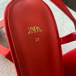 ZARA Red Wedges Photo 1