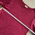 Coldwater Creek Vintage Knit Pullover Sweater Wine Red Small Soft Crewneck EUC Photo 4