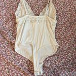 Lace Bodysuit White Size M Photo 1