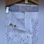 MICHELLE FARMER COLLABORATE LACE WIDE LEG PANTS SIZE 6 White Photo 5