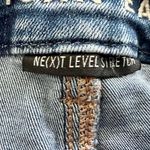 American Eagle  Outfitters Ripped Blue Jean Shorts Photo 2