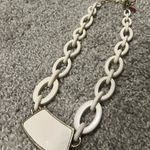 Chico's Chico’s Animal Print Brown Black White Chain Long Chunky Necklace Jewelry Boho Photo 3