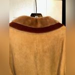 Salvatore Ferragamo NWT  Made In Italy, Suede Leather Lambs Shearling Jacket Photo 9