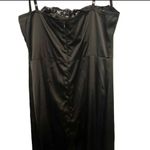 Cider  black corset tank midi dress size small Photo 3