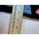 Berek Black Cardigan Sweater Embellished Handbags Shoes Beaded Grid Pattern XL Photo 3