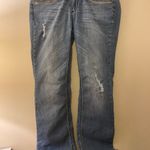 Ymi  Juniors Women’s Y2K Embellished pocket bootcut light wash jeans Photo 3