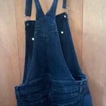 Denim Overall Shorts Black Size M Photo 1