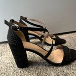 Kelly & Katie Black Strappy Herls Photo 1