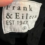 Frank & Eileen  Black Cotton Blend Wickow Italian Chino Size 8 Raw Hem Classic 25 Photo 7