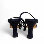 BP 90's vintage  Black Strappy Open‎ Toe Heels Sandals size 6.5 like new. Photo 5