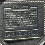 Coach  Signature Crossbody Bag Canvas Gray/Black  Authentic 6016 Photo 5