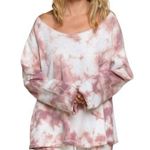 POL Berry Splash Tie Dye Pullover Sweatshirt Size Large NWT Photo 0