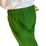 VINTAGE CIRCA 1970'S ALEX COLMAN GREEN FLARE LEG ELASTIC WAIST PANTS (M) Size M Photo 4